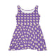 Women's Skater Dress (AOP) - Maltese Dog Design - Purple