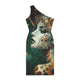 Shoulder Dress (AOP)-Woman & Tiger
