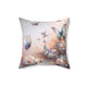 Spun Polyester Square Pillow-Fairy, Heart, Butterfly