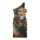 Shoulder Dress (AOP)-Woman & Tiger