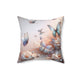 Spun Polyester Square Pillow-Fairy, Heart, Butterfly