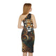 Shoulder Dress (AOP)-Woman & Tiger