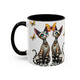 Accent Coffee Mug - Elegant Cats (11, 15oz)