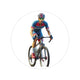 Transparent Outdoor Stickers, Round, 1pcs - CYCLING