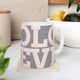 Ceramic Mug 11oz - Love