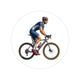 Transparent Outdoor Stickers, Round, 1pcs - CYCLING