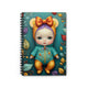 Whimsical Spiral Notebook - Creative Souls Journal for Notes, Gift for Kids, Cute Art Cover, Planning & Doodling, Ruled Line