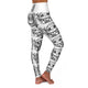 High Waisted Yoga Leggings (AOP)