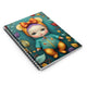 Whimsical Spiral Notebook - Creative Souls Journal for Notes, Gift for Kids, Cute Art Cover, Planning & Doodling, Ruled Line