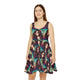 Women's Skater Dress (AOP)-Ethereal Butterfly Woman
