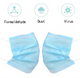 Face Masks Disposable 3 Layers Dustproof