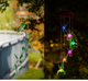 Solar-Powered Dangling Hummingbird Lights