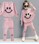 Girls Warm Long Sleeve Top + Pantsskirt