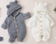Baby Knit Hooded Jumpsuit