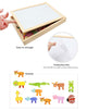 Magnetic Art Easel Drawing Board100+PCS