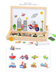 Magnetic Art Easel Drawing Board100+PCS