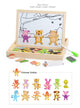 Magnetic Art Easel Drawing Board100+PCS