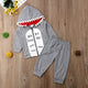 Unisex Baby Shark  Hoodie/ Pants Set