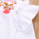 Baby  Embroidered Cotton Linen Romper