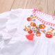 Baby  Embroidered Cotton Linen Romper