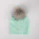 Baby Cotton Hat With Pom Pom