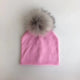 Baby Cotton Hat With Pom Pom