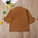 Girls Woolen  Bowknot Coat