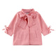 Girls Woolen  Bowknot Coat