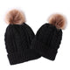 Mother& Child Matching Knit Beanie Cap