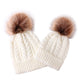 Mother& Child Matching Knit Beanie Cap