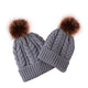 Mother& Child Matching Knit Beanie Cap