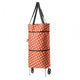 Large Capacity Folding Shopping Bag with Wheels