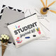 Teacher/ Student travel Makeup Bag Pencil Pouch