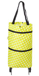 Large Capacity Folding Shopping Bag with Wheels