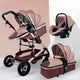 Luxurious 3 in 1 Folding Baby Stroller