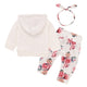 Floral Baby Girl Tracksuit Set