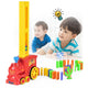 Automatic Kids Dominoes Electric Train Set