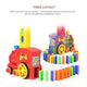 Automatic Kids Dominoes Electric Train Set