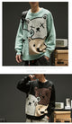 Men Oversized 2021 Bear Sweater