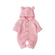 Baby Knit Hooded Jumpsuit