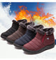 Women Waterproof Fur Lined Non-slip Winter Ankle Boots
