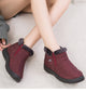 Women Waterproof Fur Lined Non-slip Winter Ankle Boots