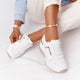 New Lace-Up Wedge Ladies Sneakers