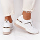 New Lace-Up Wedge Ladies Sneakers
