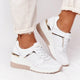 New Lace-Up Wedge Ladies Sneakers