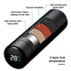 Temperature Display Stainless Steel Thermos