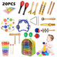 Percussion Musical Instruments Set for Toddles with Carry Bag