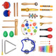 Percussion Musical Instruments Set for Toddles with Carry Bag