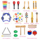 Percussion Musical Instruments Set for Toddles with Carry Bag