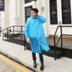 Unisex  Impermeable Hooded Plastic Raincoat